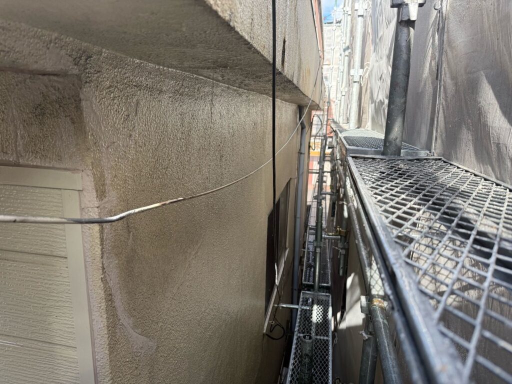 外壁　高圧洗浄後