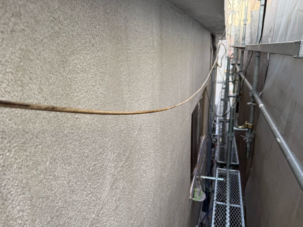 外壁　下塗り完了