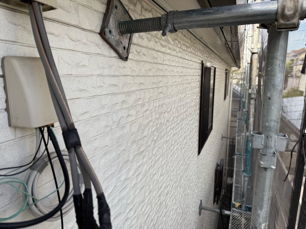 外壁　バイオ洗浄液塗布