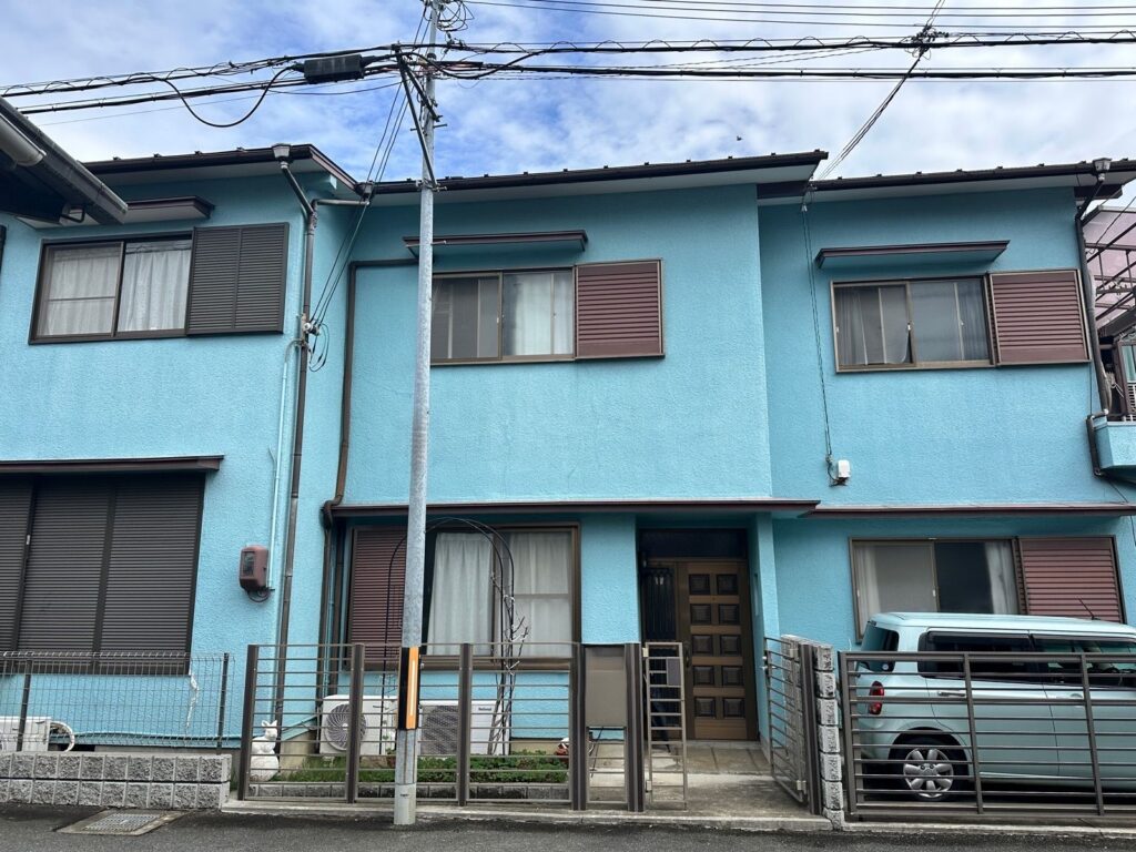 足場組立前　全景