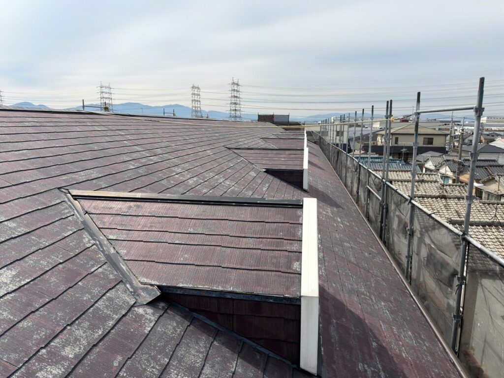 屋根 下塗り前