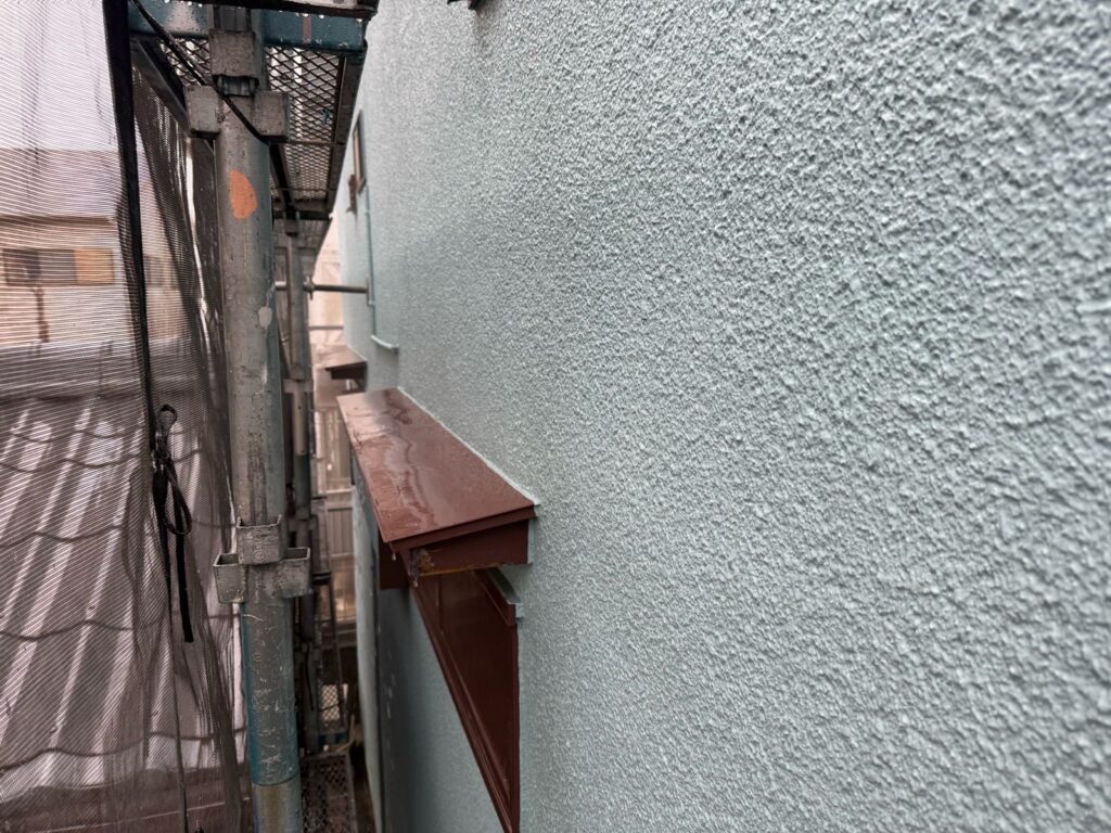 外壁　洗浄液塗布