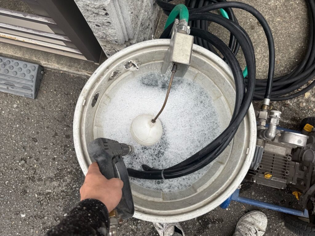洗浄液攪拌