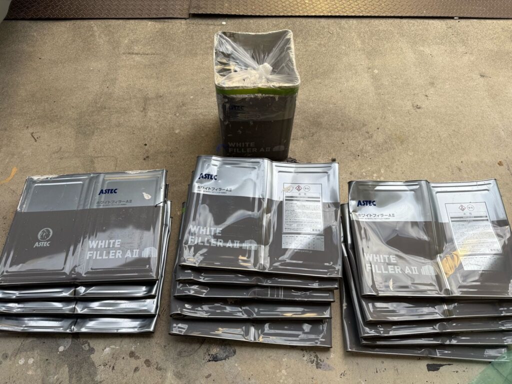 使用後塗料缶 下塗り材#外壁