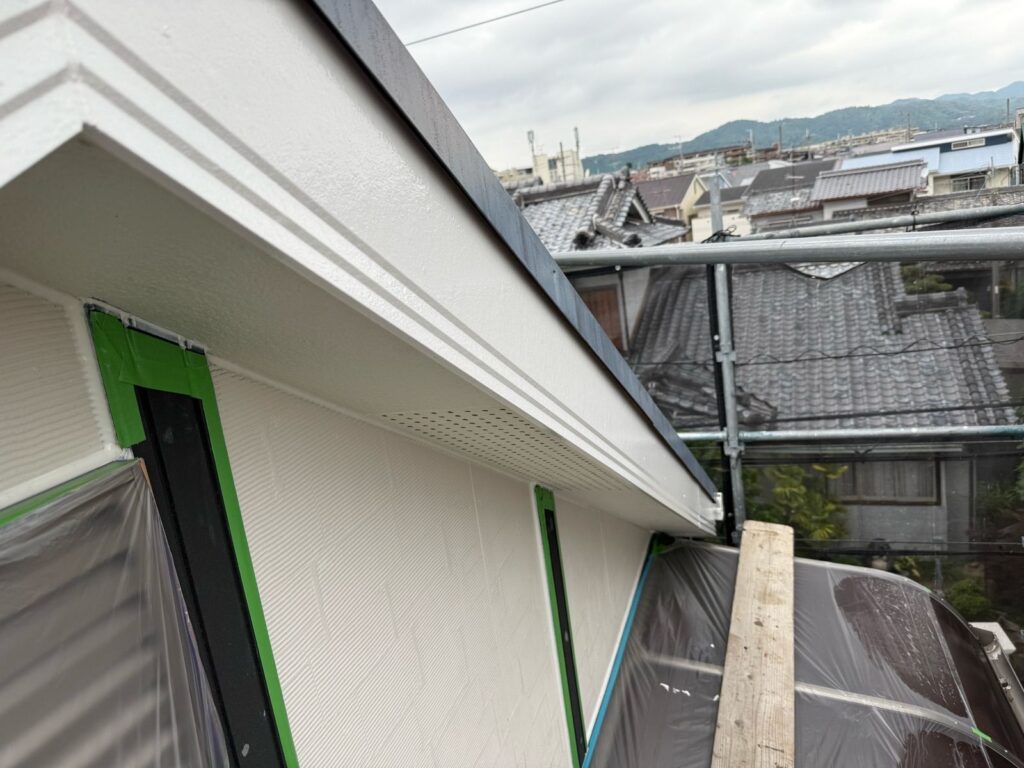 破風板 付帯部 塗装完了