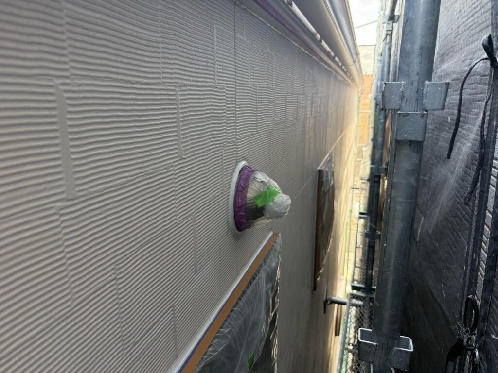 外壁 下塗り完了