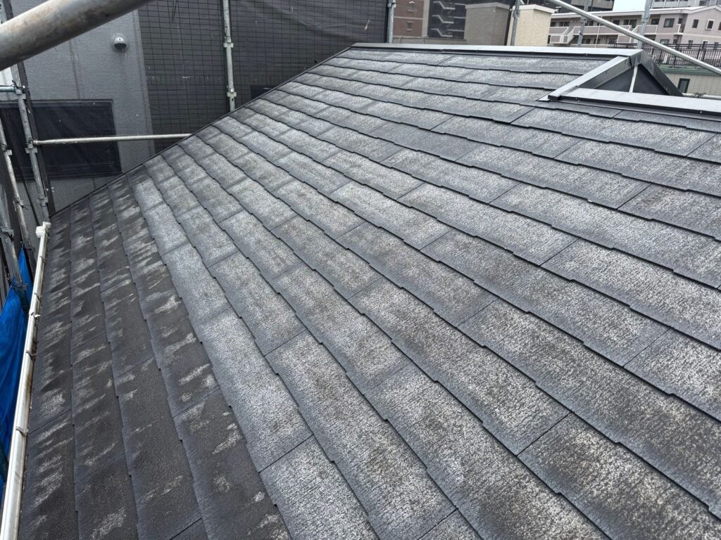 屋根 下塗り完了