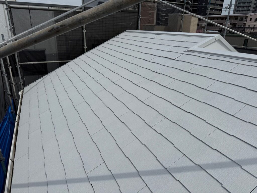 屋根 中塗り完了