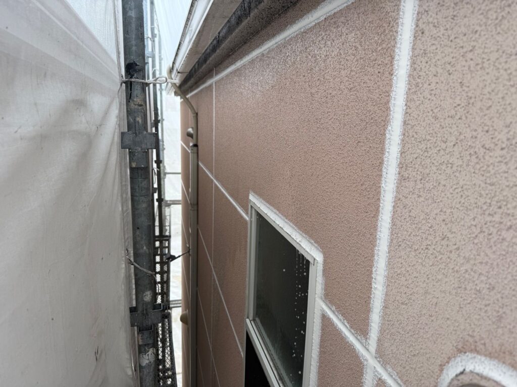 外壁 バイオ洗浄液塗布