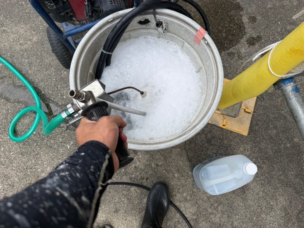 洗浄液攪拌