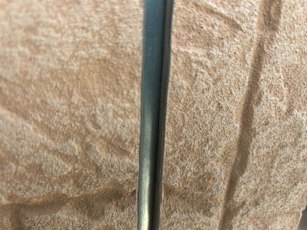 外壁 シール撤去後