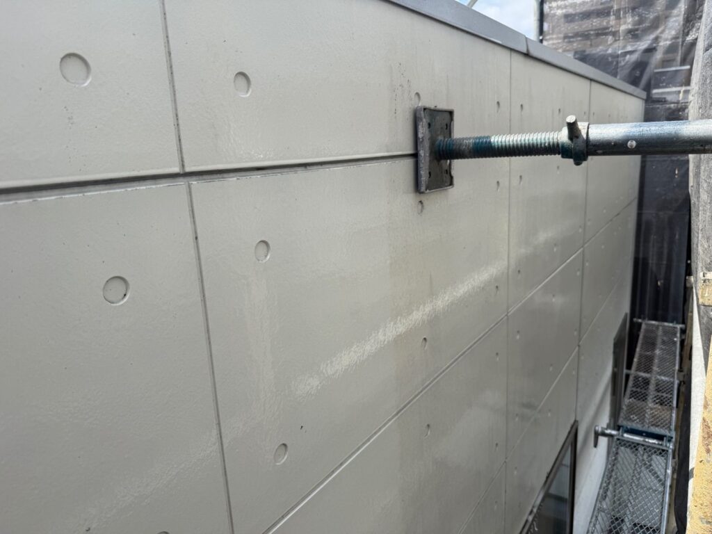 外壁　バイオ洗浄液塗布