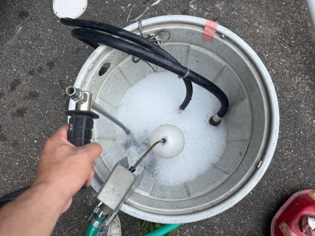 洗浄液攪拌